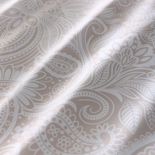 Linge de lit de qualité supérieure motif cachemire géométrique naturel - 4