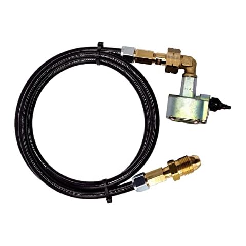 LPG 27mm Clip On Adapter Gas Cylinder Filler Set With UK POL Gas Bottle Adaptor For Filling Empty Gas Bottles 1 Meter Cover