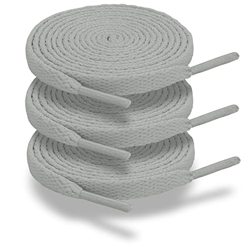 Image of ZHENTOR 3 Pair Flat Shoe Laces for Sneakers, Shoelaces for Sneakers Athletic Running Shoes Boot Strings