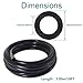 GEPHYNM Vacuum Hose Automotive, 10 FT 3/8 Inch ID Vacuum Line, 130PSI Max Pressure Vacuum Lines Automotive, Silicone Hose