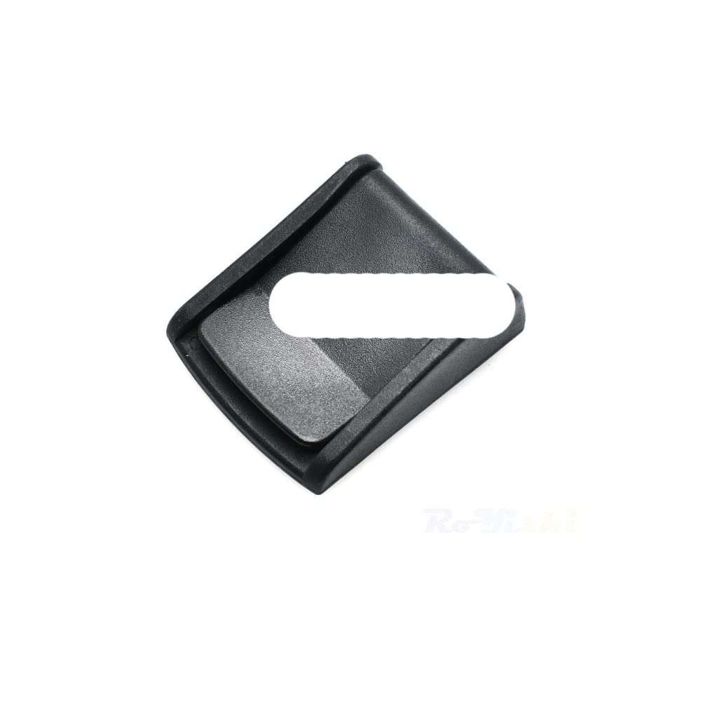 Nockenschnallen, schwarz, Knebelverschluss, Rucksackgurte, Gurtband, 50 mm, 50 Stück