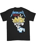 Metallica Męska koszulka Damage Inc Tour (1 opakowanie), Czarny, 3XL