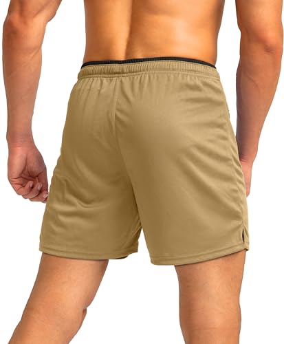 Image of G Gradual Men's Gym Workout Shorts Zipper Pockets 5 inch / 7 inch Quick Dry Breathable Runing Athletic Short for Men
