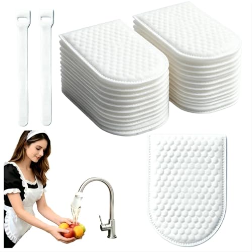 Bolsa Filtrante para Grifos, Bolsa de Algodón para Filtrar Agua, 50/100 Unidades de Bolsas Purificadoras para Cocina y Baño, Elimina Sedimentos y Óxido, Compatible con Grifos de ≤ 2.5 cm (50Pcs)