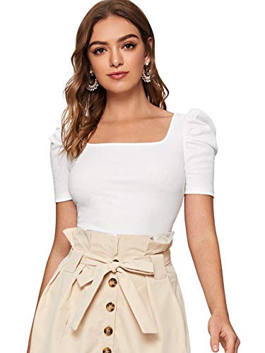 DIDK Damen Strickshirt Langarmshirt Elegant Tops Pullover T-Shirt mit...