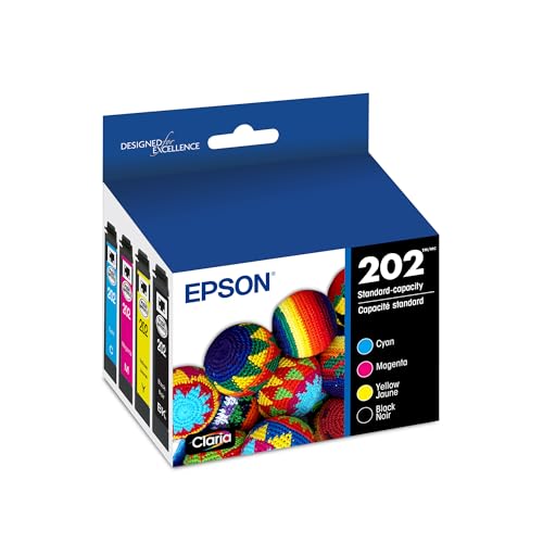 Epson 202 Genuine Ink Cartridge Black and Color Combo Pack T202120-BCS | Works With WorkForce WF-2860 and Expression XP-5100 Inkjet Printers - image 1