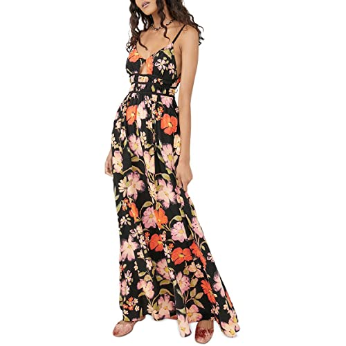 knee length dresses for ladies Free People Victoria One Shoulder Green Satin Maxi Dress Party Cocktail 8  New – Finds For You