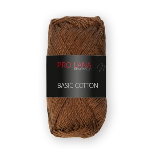 Pro Lana Basic Cotton 50g - Farbwahl (109 - mittelbraun)
