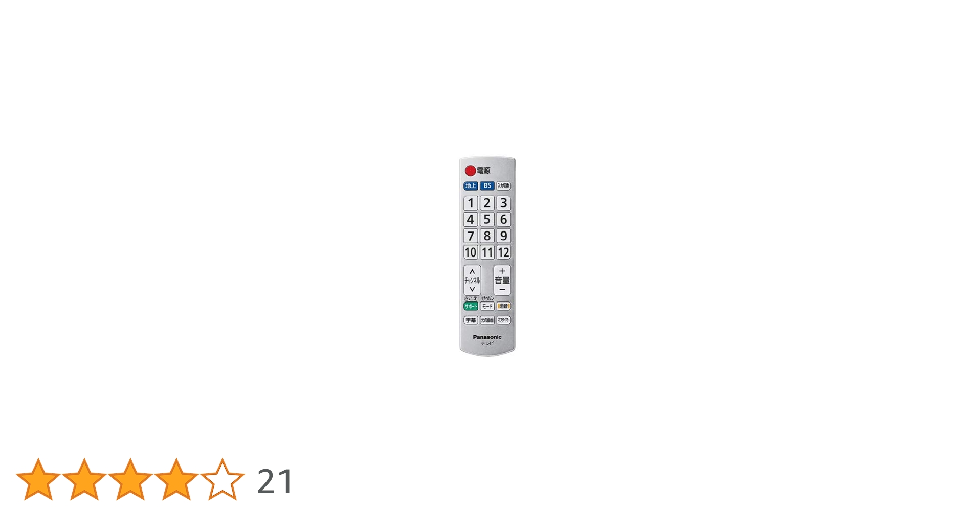 Panasonic テレビ用かんたんリモコン TY-RM103 Amazon | Panasonic テレビ用かんたんリモコン TY-RM103