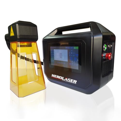 HEROLASER Laser Engraver 20W(0.583mW), Lightning Speed Portable Laser Marking Machine, High-Precision Red Light Positioning Laser Engraving for Jewelry, Metal, Wood, Leather