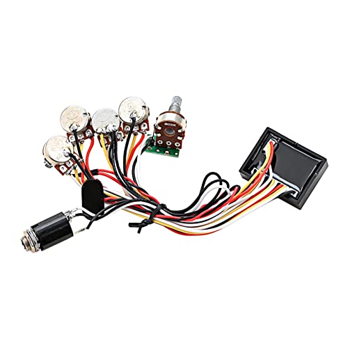 Micro basse avec préampli circuit égaliseur actif passif 3 bandes pour guitare électrique