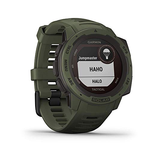 Garmin Instinct - wasserdichte GPS-Smartwatch mit Sport-/Fitnessfunktionen. Herzfrequenzmessung am Handgelenk, Fitness Tracker und Smartphone Benachrichtigungen. Viele Modelle zur Auswahl