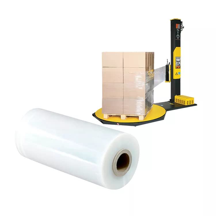 VPTAPE Machine Stretch Wrap, 1 Roll, 20 Inch x 5000 Feet, 80 Gauge, Clear Cast Stretch Film Rolls for Packaging Packing Pallets