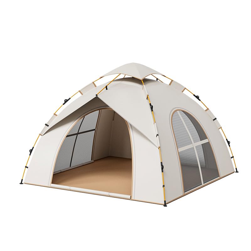 Carpa Automática Camping 2-3 Personas con Protección UV Beige