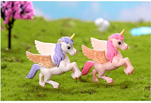 4 Pack Unicorn Cake Topper Cupcake Decoration For Birthday Party Baby Shower Wedding For Girls #TOP2