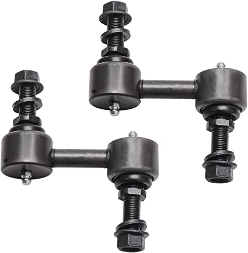 Image of Detroit Axle - Front Lower Control Arms Kit for 2014-2018 Subaru Forester 2015 2016 2017, 2 Lower Control Arms w /Ball Joints Assembly, 2 Sway Bar End Links Replacement