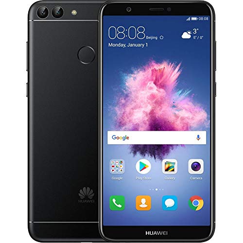 Huawei P Smart   Smartphone (Procesador Octa Core, Android 8.0 Oreo, Cámara de 13 Mp con 2 Mp F 2.0, memoria de 32 GB), color negro