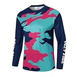 UGLY FROG 77LINUSSJ2603 Radfahren Jersey Herren Shirt Downhill Fahrrad Jersey, Mountainbike Motocross Jersey Langarm MTB T-Shirt