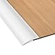 Volumoon 2M 1 Rolle PVC Selbstklebend Abdeckleiste, Boden-Übergangsstreifen zum Abziehen und Aufkleben, Türschwellen Leiste, Übergangsprofil Selbstklebend, Abdeckungshöhe innerhalb von 5 mm (Weiß)