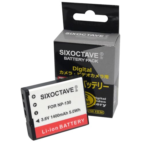 Amazon | SIXOCTAVE NP-130 NP-130A カシオ 互換バッテリー EX-ZR100