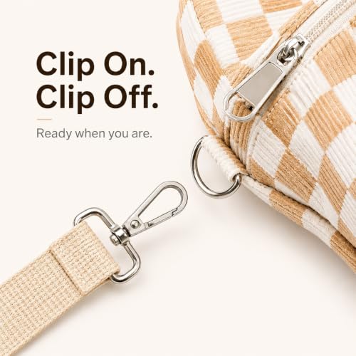 Image of LOVELYWIND Large Insulated Lunch Bag For Women, Brown White Lunch Box 12L | Large Shoulder Strap Lunch Tote With Insulated Lining; Stylish Look For Work, School, Picnic, And Organized Meals.