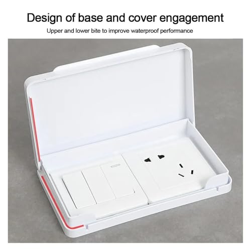 Cubierta protectora para interruptor autoadhesiva y estanca Switch Guard para baño 5