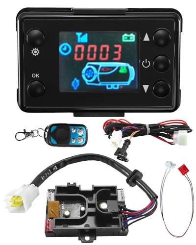 Diesel Air Heater Controller with LCD, Remote, & Wiring Kit