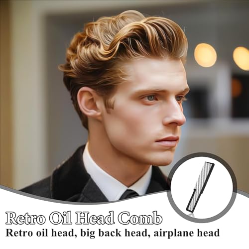 Set de 6 peines profesionales para barbería multicolor miniatura 5