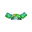 Fluo Green Surf Penguin