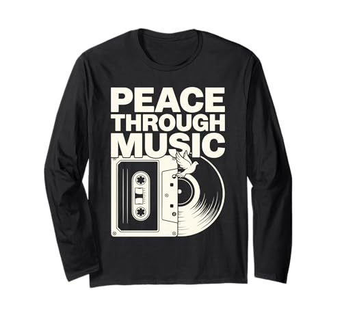 Peace Through Music Groovy Hippie ���g�� �J�Z�b�g �r�j�[���A�[�g ����T�V���c