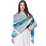 Bufanda de gasa ligera, suave, transparente, larga, para todas las estaciones, unicornio elegante, Varios colores