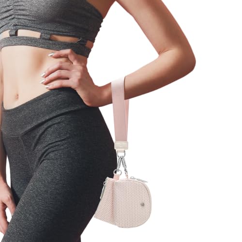 Image of Mum's Memory Mini Zip Around Wristlet Wallets for Women -KeyChain Wallet with Detachable Dual Pouch Wristlet -Key Chain Coin Purse Small Wallets