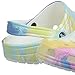 Crocs Unisex-Adult Classic Tie Dye Clogs, Pastel Tie Dye, 8 Women/6 Men