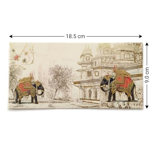 Image of Pack of 50 Colourful Designer Shagun Lifafa /Money Gift Envelope Digitally Printed for Gifting Money on Wedding, Birthday & Any Other Occasion D-029