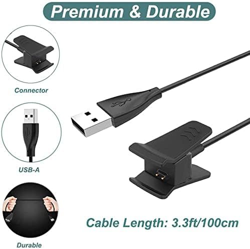Miniatura 5 de Cargador para Fitbit Alta (no para Fitbit Alta HR), cable de carga de repuesto para rastreador de actividad física (3.3 ft3.3 pies) (2)