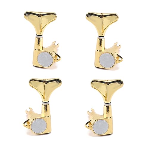 FUNOMOCYA Electric Bass Tuning Pegs 2r2l Design Finish Metal Material Bass Accessories