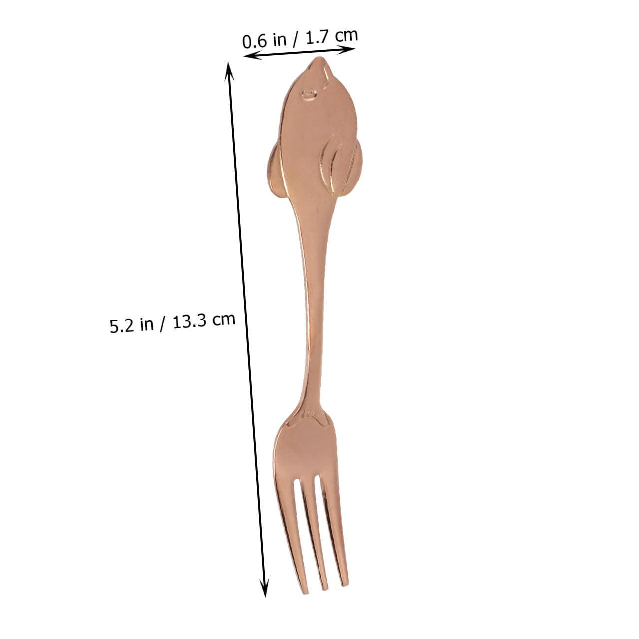 Amosfun 3 Set Di Forchette Da Dessert in Acciaio Inossidabile Per Insalata Frutta E Dessert 6 Pezzi * 3