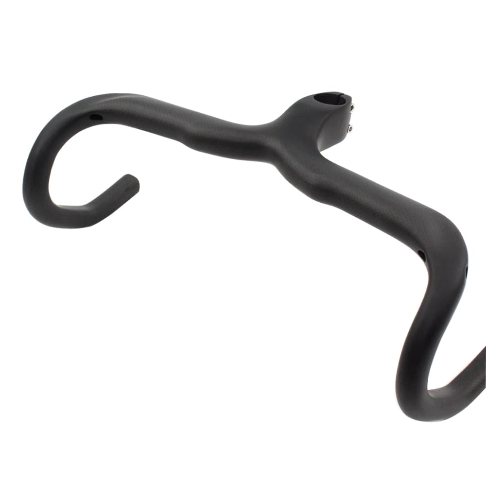 RXL SL 1-1/8" Manillar de bicicleta de carreras de fibra de carbono Enrutamiento interno 3K mate 400 x 100 mm