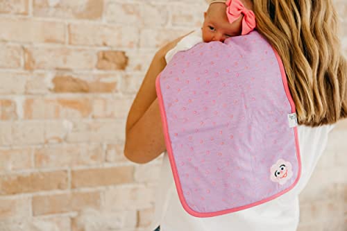 Image of Copper Pearl Premium Baby Burp Cloths - 3-Pack Large Cotton Burp Cloths, Extra Soft Spit Up Rags with 3 Absorbent Layers, Perfect for Baby Boy and Baby Girl Gifts (21 inch x 10 inch Size, Abby and Pals Set)