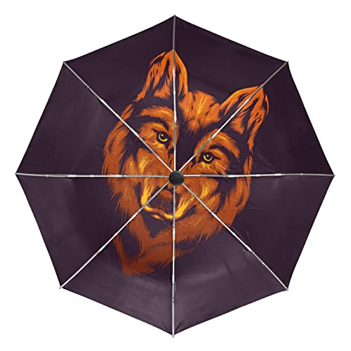 Parapluie automatique coupe-vent Vnurnrn pliable contre la pluie
