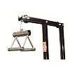 TDS 600lb Rated LAT/Row Machine for Standard Plates with Deluxe seat, Covered Foam Knee Holders