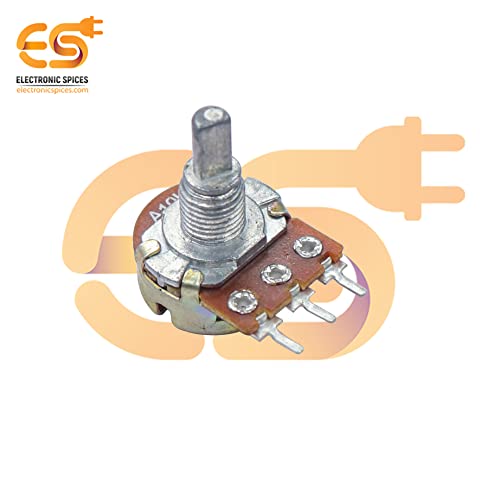 Image of Electronic Spices 10k 3Pin D Shaft Potentiometer Volume Pot 10K with Knob for Multiple Applications (Pack of 4)