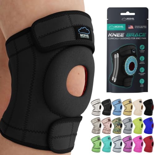 Image of Modvel ELITE Knee Brace for Men & Women - Patella Gel Pads & Side Stabilizers for ACL, Meniscus Tear, Arthritis & Injury Recovery - Maximum Support for Running, Sports & Joint Pain Relief