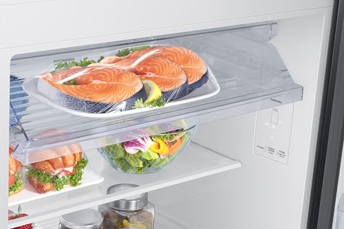 Image of Samsung 419 L, 3 Star, Convertible 5-in-1, Digital Inverter, Frost Free Double Door, Bespoke AI WiFi Enabled Refrigerator (RT45DG6A4DBXHL, Luxe Black)