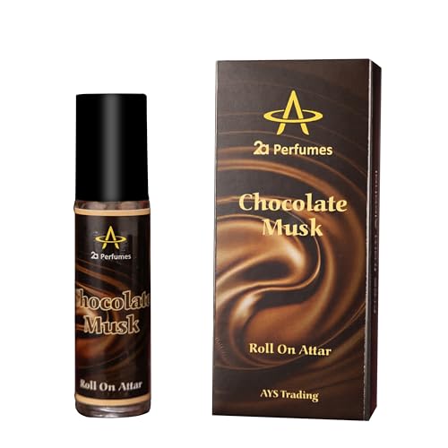 Image of Chocolate Attar Perfume For Men | Chocolate Musk Attar | Long Lasting Chocolate Perfume, Liquid, 8 Ml