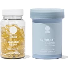 Ritual Synbiotic+ Probiotic Gut Health Support and Mens 18+ Multivitamin