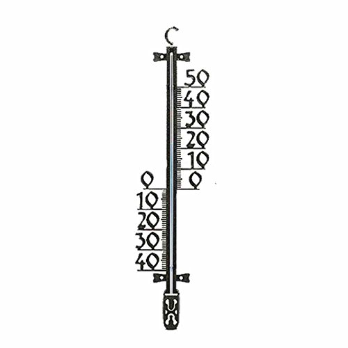 Preisvergleich Produktbild STAR Zimmer- und Außenthermometer 46 cm, schwarz