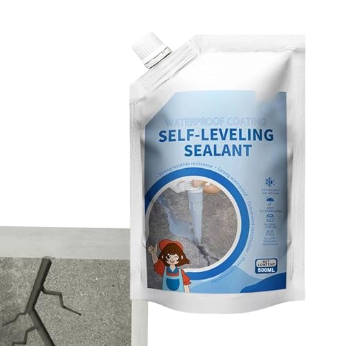 Quorvex Masilla para Hormigón,Masilla Para Grietas De Hormigón De 400 Ml | Adhesivo para Pavimentos de Cemento y Nivelación de Ladrillos | Para Asfalto Suelos Paredes