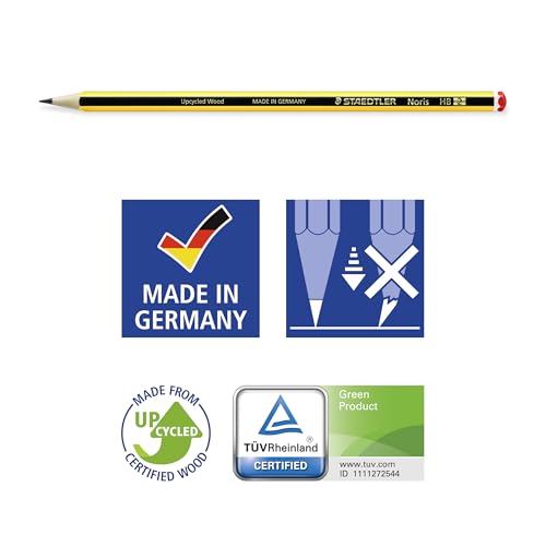 Lápices STAEDTLER Noris 120 HB con borrador y sacapuntas miniatura 5