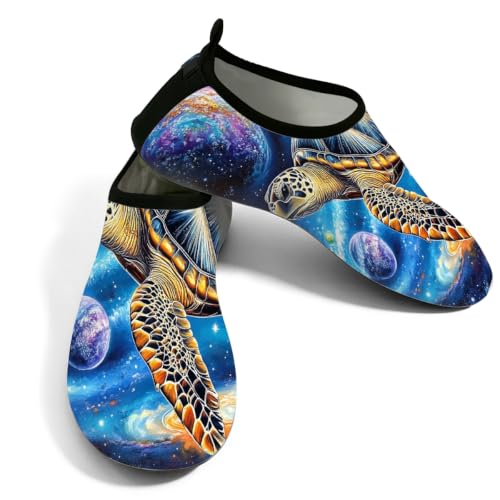 Water Shoes para yoga y caminata playera con estampado de tortuga